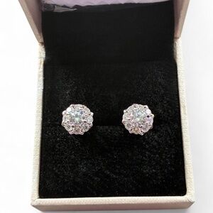 Halo Sparkle Stud Earrings